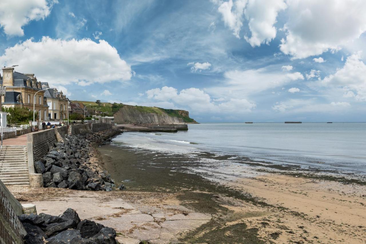 Les Volets Bleus - Duplex Proche Plage Et Centre Arromanches-les-Bains Extérieur photo