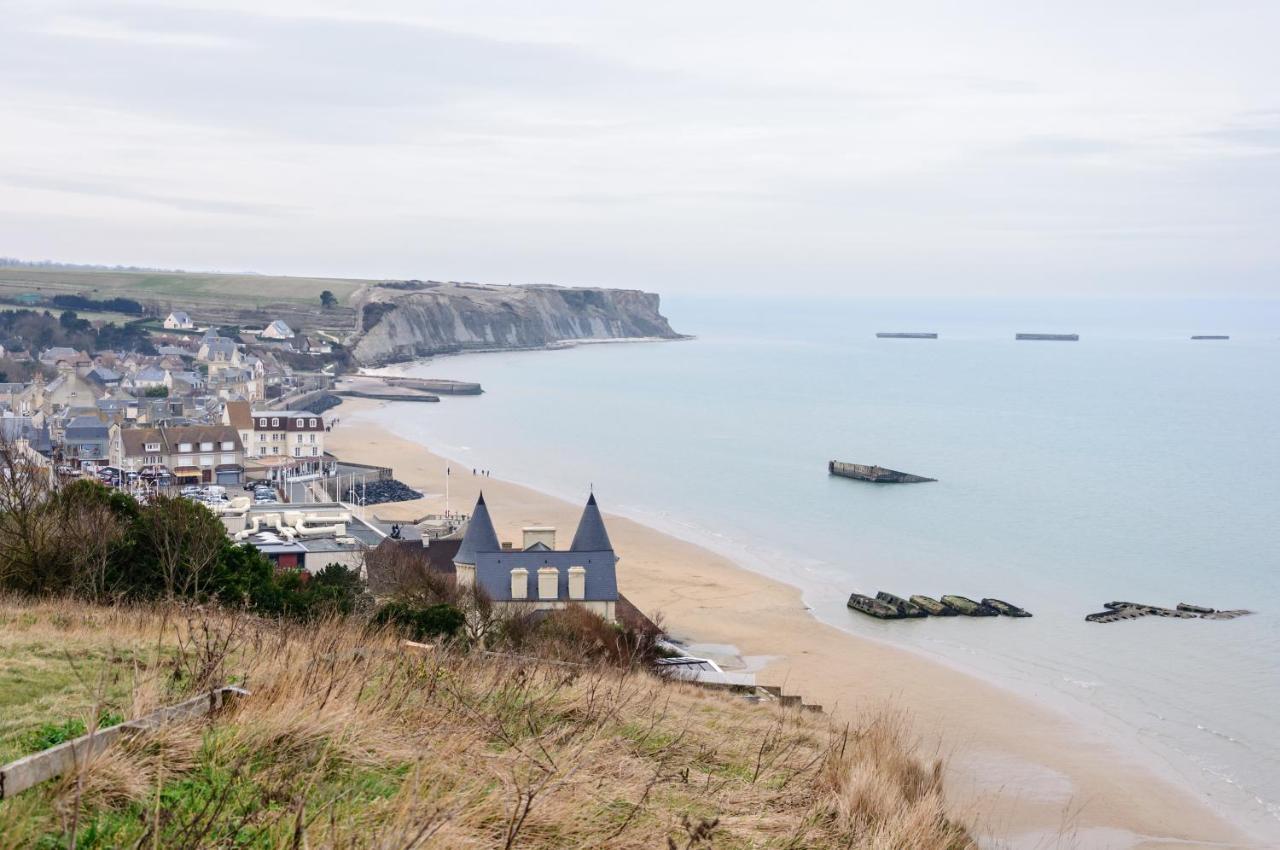 Les Volets Bleus - Duplex Proche Plage Et Centre Arromanches-les-Bains Extérieur photo